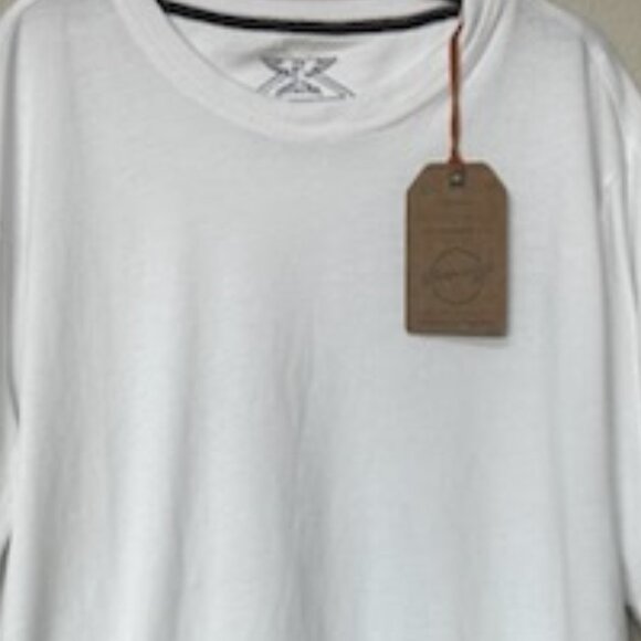 NWT Original Weatherproof Vintage Super Soft White Men's Short Sleeve Tee Shirt - Picture 3 of 6